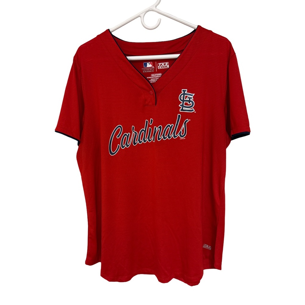 St.Louis Cardinals MLB TX3 Cool Jersey Women’s XXL Red